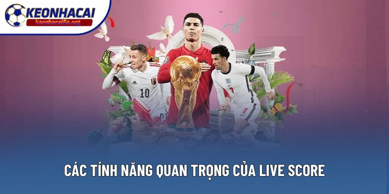 Các tính năng quan trọng của Live Score